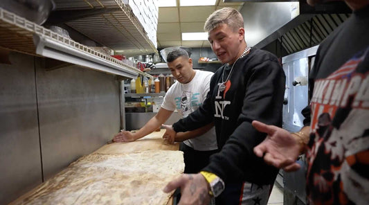 Making the Worlds Largest Slice of Pizza (ft. FOODGOD)